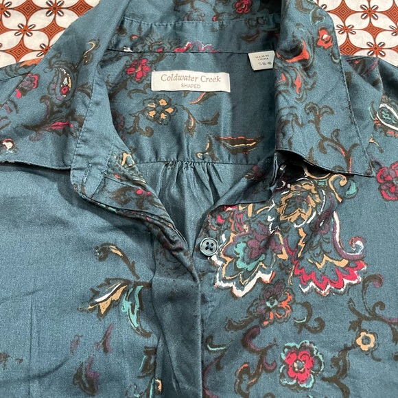 Cold Water Creek Button Down shirt - Picture 3 of 12